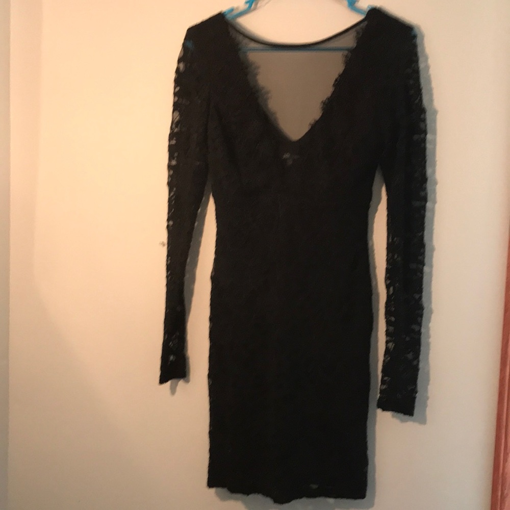 Beautiful black cocktail dress size 3/4